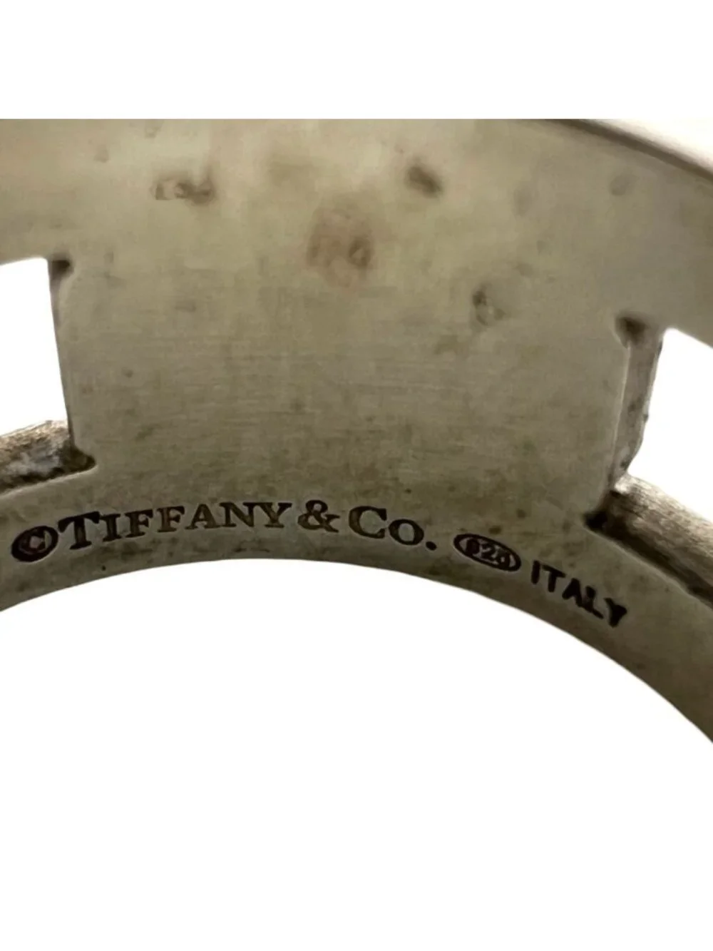 Tiffany & Co Vintage Element Ring 925 Sterling Silver